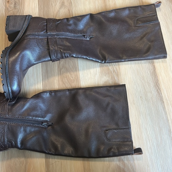 NEW Zodiac Womens Georgia brown Riding Knee-High Boots SIZE 8 - Picture 4 of 6